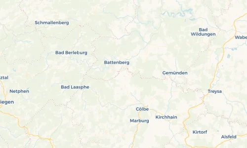 Regenradar Vorschaubild - Aktuelle Niederschläge in Wollmar und Umgebung