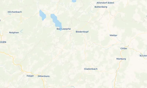 Regenradar Vorschaubild - Aktuelle Niederschläge in Wolzhausen und Umgebung