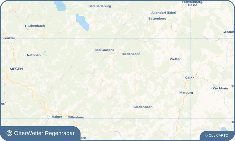 OtterWetter Regenradar-Widget Wolzhausen