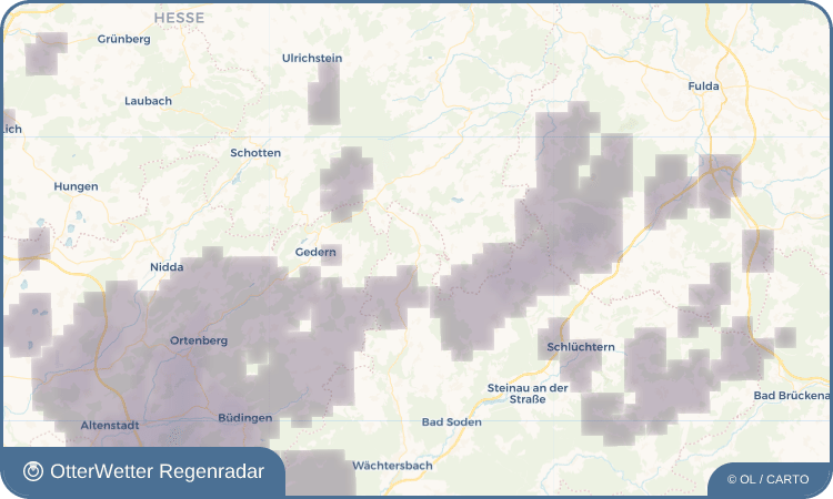 OtterWetter Regenradar-Widget Wüstwillenroth