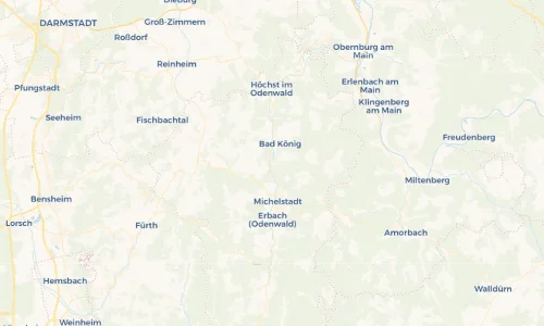 Regenradar Vorschaubild - Aktuelle Niederschläge in Zell im Odenwald und Umgebung