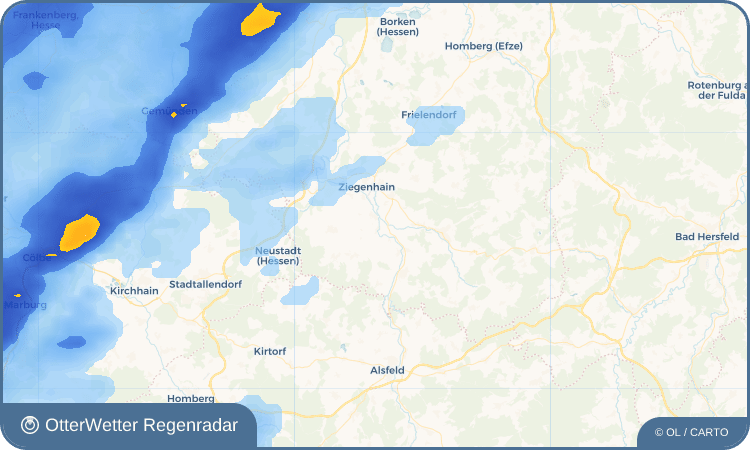 OtterWetter Regenradar-Widget Zella