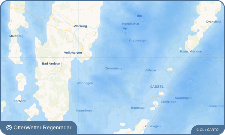 OtterWetter Regenradar-Widget Zierenberg