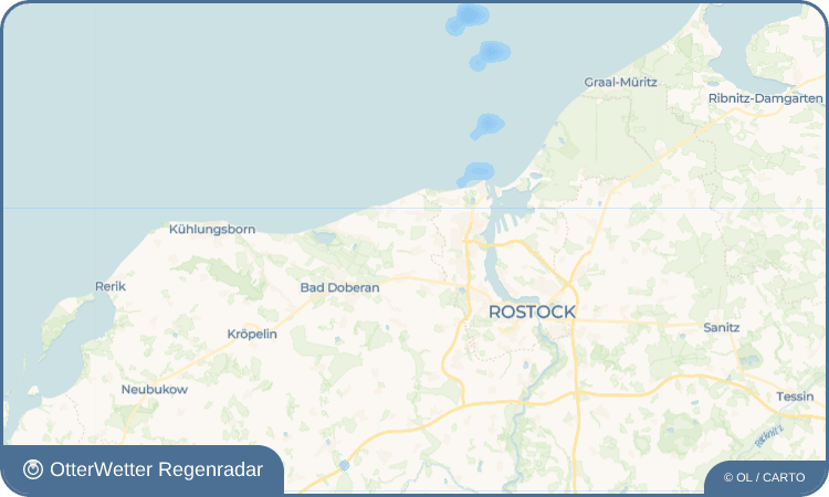 OtterWetter Regenradar-Widget Admannshagen