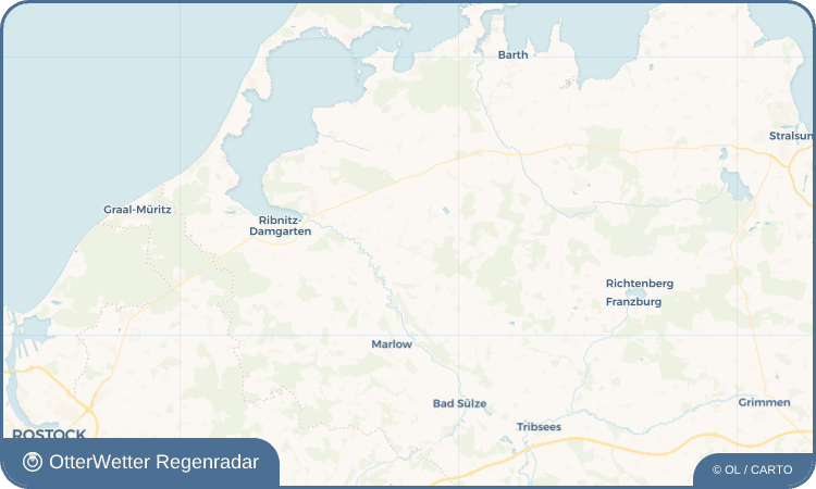 OtterWetter Regenradar-Widget Ahrenshagen