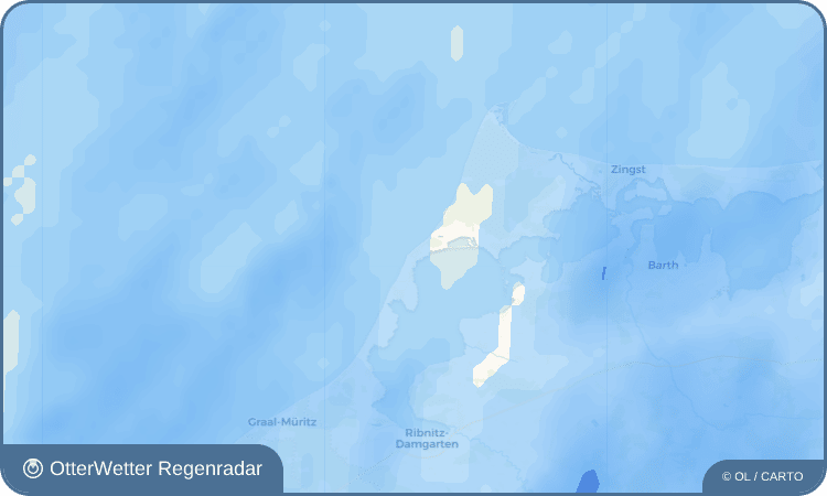 OtterWetter Regenradar-Widget Ahrenshoop