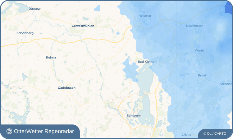 OtterWetter Regenradar-Widget Alt Meteln