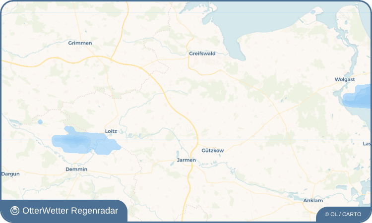 Wetter-Widget-Vorschau mit Vorhersagedaten für Alt Negentin
