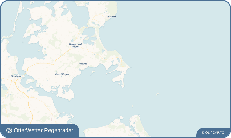 OtterWetter Regenradar-Widget Alt Reddevitz