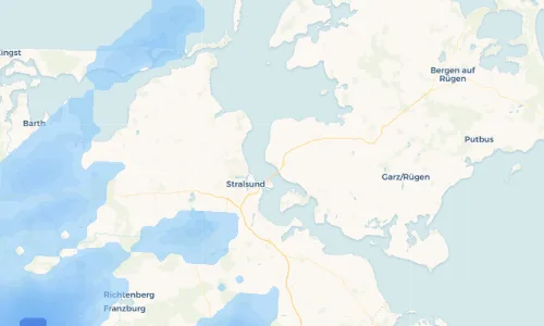 Regenradar Vorschaubild - Aktuelle Niederschläge in Altefähr und Umgebung