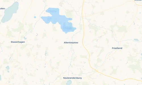 Regenradar Vorschaubild - Aktuelle Niederschläge in Altentreptow und Umgebung