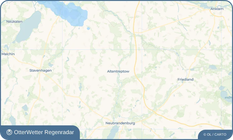 Widget-Vorschau für Altentreptow Wetter-Widget-Vorschau mit Vorhersagedaten für Altentreptow