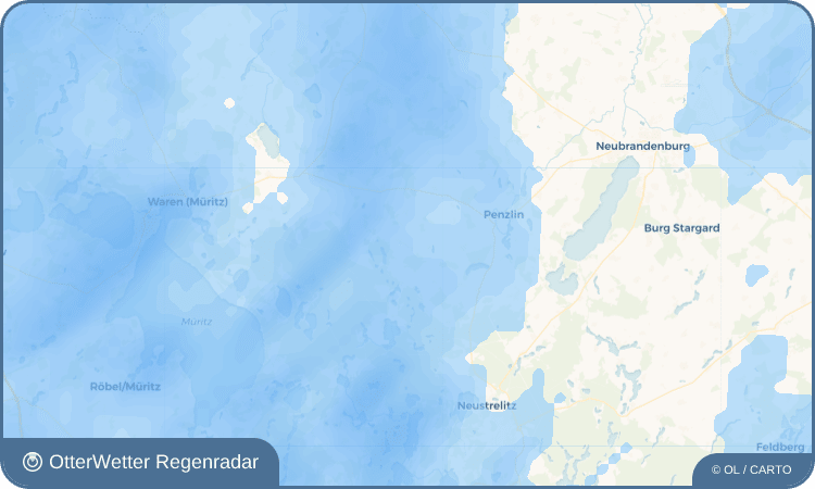 OtterWetter Regenradar-Widget Ankershagen