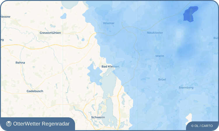 OtterWetter Regenradar-Widget Bad Kleinen
