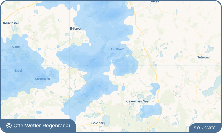 Wetter-Widget-Vorschau mit Vorhersagedaten für Badendiek