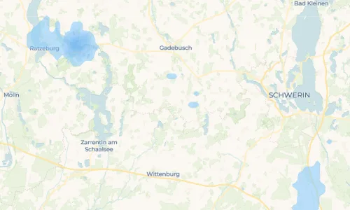 Regenradar Vorschaubild - Aktuelle Niederschläge in Badow und Umgebung