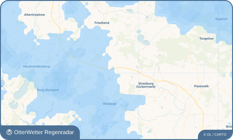 Wetter-Widget-Vorschau mit Vorhersagedaten für Badresch