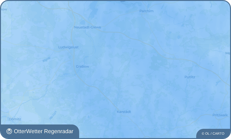 OtterWetter Regenradar-Widget Balow