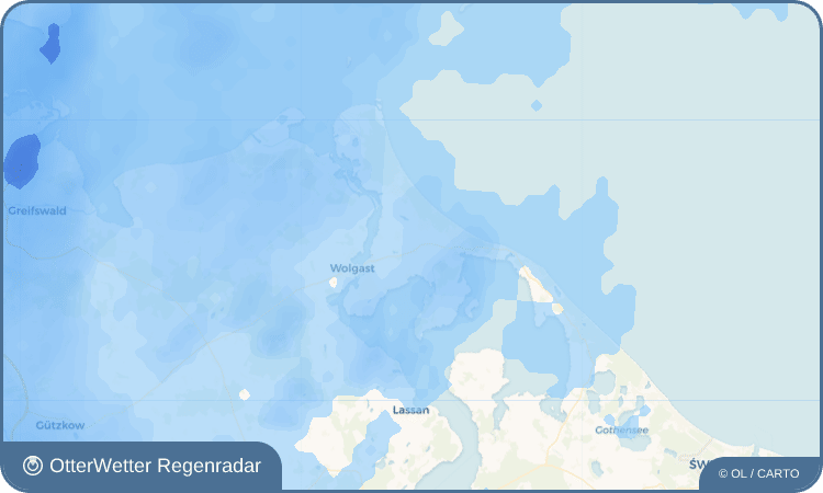 OtterWetter Regenradar-Widget Bannemin