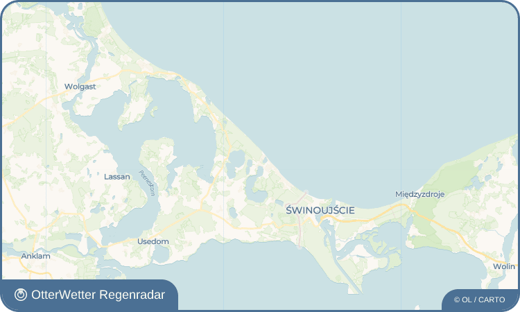 OtterWetter Regenradar-Widget Bansin