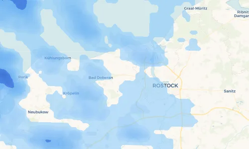 Regenradar Vorschaubild - Aktuelle Niederschläge in Bargeshagen und Umgebung