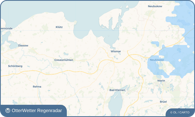 OtterWetter Regenradar-Widget Barnekow