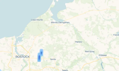 Regenradar Vorschaubild - Aktuelle Niederschläge in Bartelshagen I und Umgebung