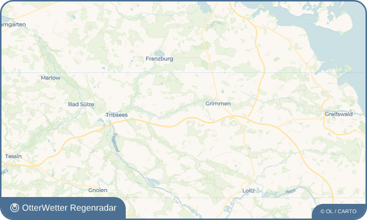 OtterWetter Regenradar-Widget Bassin