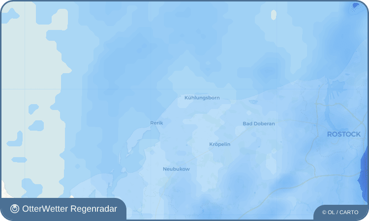 OtterWetter Regenradar-Widget Bastorf