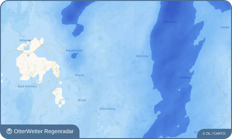 OtterWetter Regenradar-Widget Baumgarten