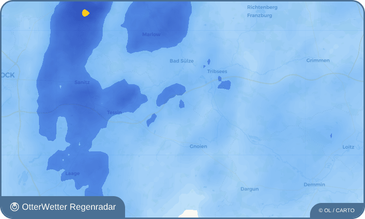 Wetter-Widget-Vorschau mit Vorhersagedaten für Behren-Lübchin