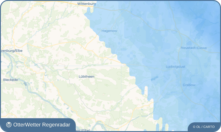 OtterWetter Regenradar-Widget Belsch