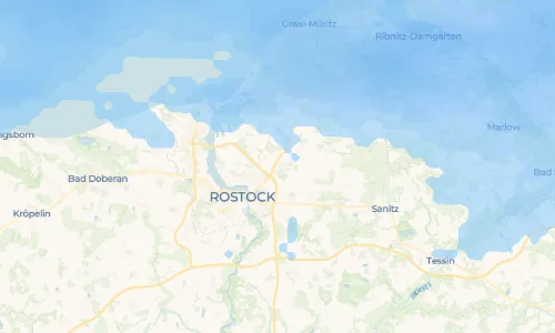 Regenradar Vorschaubild - Aktuelle Niederschläge in Bentwisch und Umgebung