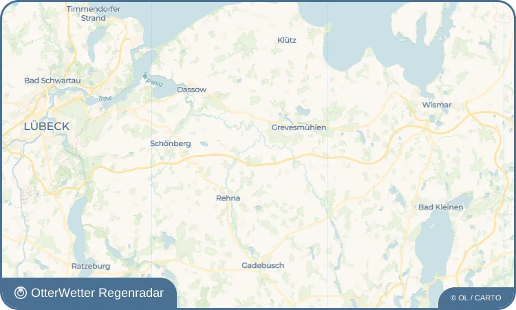 Wetter-Widget-Vorschau mit Vorhersagedaten für Bernstorf