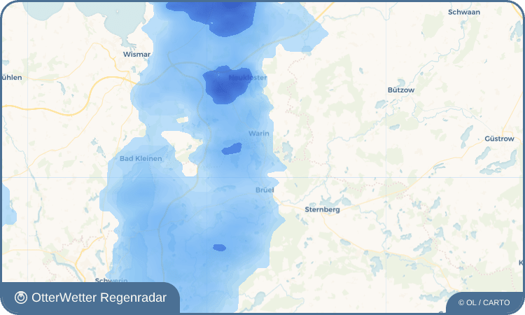 OtterWetter Regenradar-Widget Blankenberg