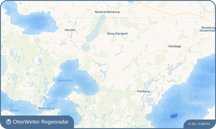 Widget-Vorschau für Blankensee Wetter-Widget-Vorschau mit Vorhersagedaten für Blankensee