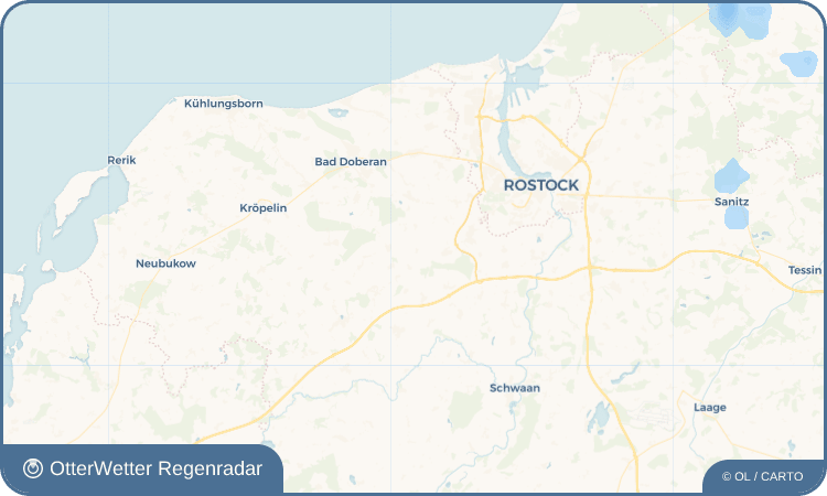 OtterWetter Regenradar-Widget Bliesekow