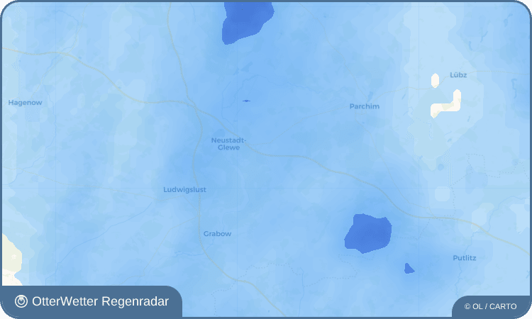 OtterWetter Regenradar-Widget Blievenstorf