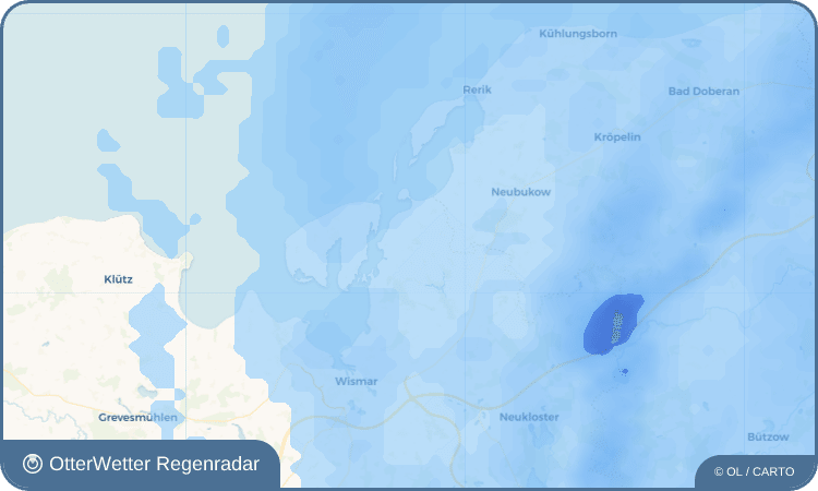 OtterWetter Regenradar-Widget Blowatz