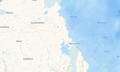 Regenradar Vorschaubild - Aktuelle Niederschläge in Bobitz und Umgebung