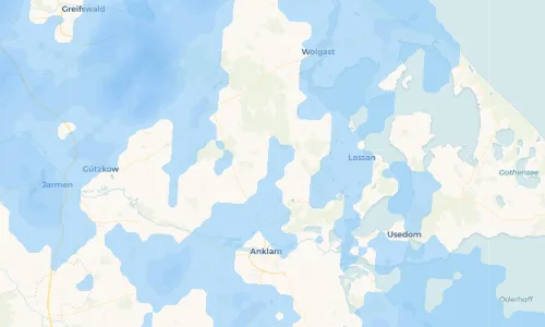 Regenradar Vorschaubild - Aktuelle Niederschläge in Bömitz und Umgebung
