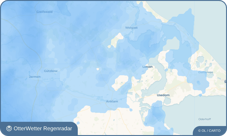 OtterWetter Regenradar-Widget Bömitz