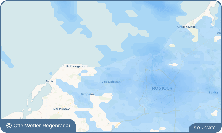 OtterWetter Regenradar-Widget Börgerende