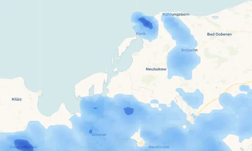 Regenradar Vorschaubild - Aktuelle Niederschläge in Boiensdorf und Umgebung