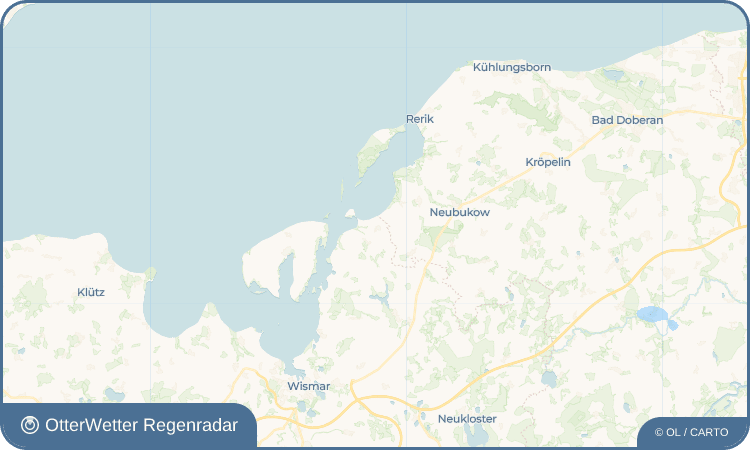 OtterWetter Regenradar-Widget Boiensdorf