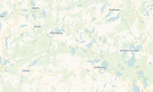 Regenradar-Vorschau: aktuelle Niederschläge in Borkow und Umgebung