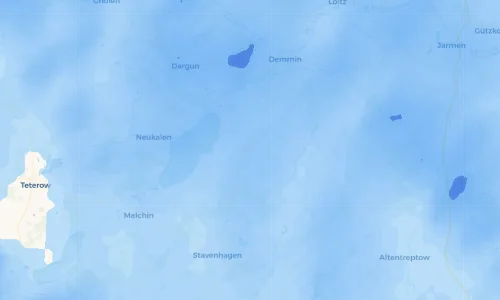 Regenradar Vorschaubild - Aktuelle Niederschläge in Borrentin und Umgebung