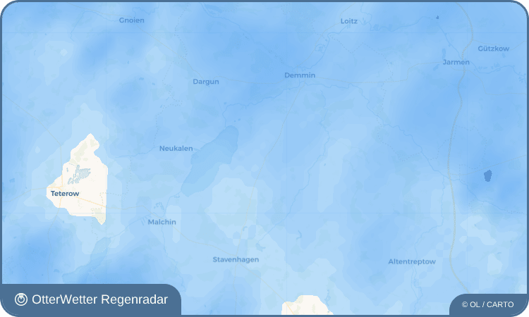 OtterWetter Regenradar-Widget Borrentin