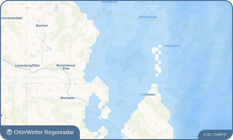 OtterWetter Regenradar-Widget Brahlstorf