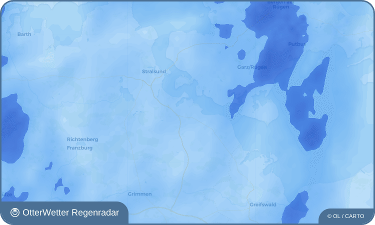 OtterWetter Regenradar-Widget Brandshagen